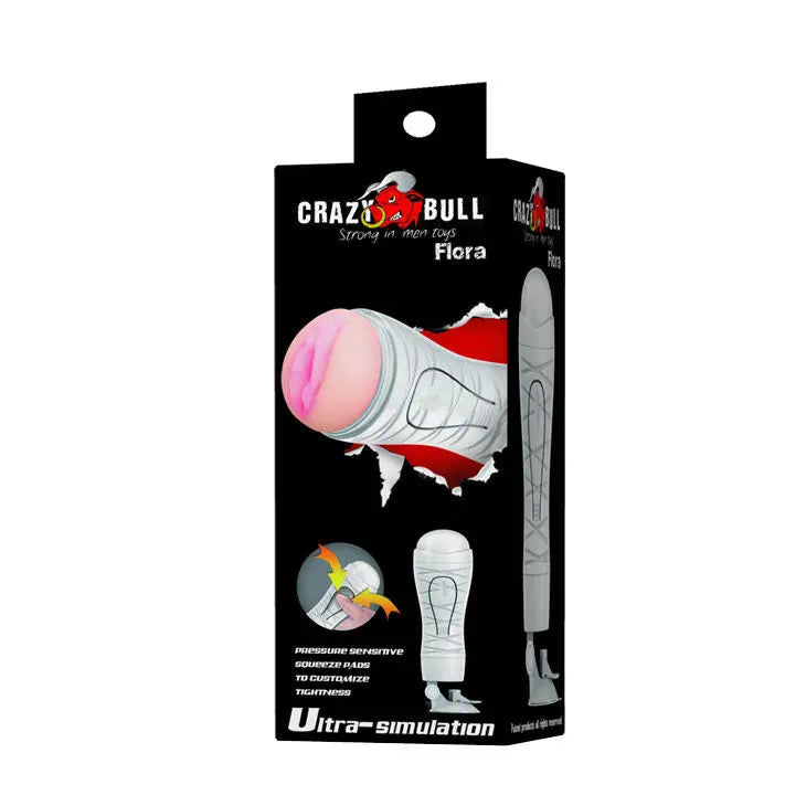 CRAZY BULL - FLORA VAGINA CON BASE MASTURBADOR CRAZY BULL