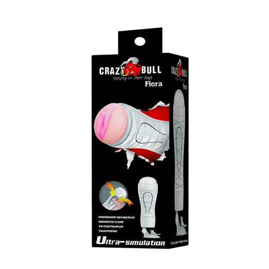 CRAZY BULL - FLORA VAGINA CON BASE MASTURBADOR CRAZY BULL