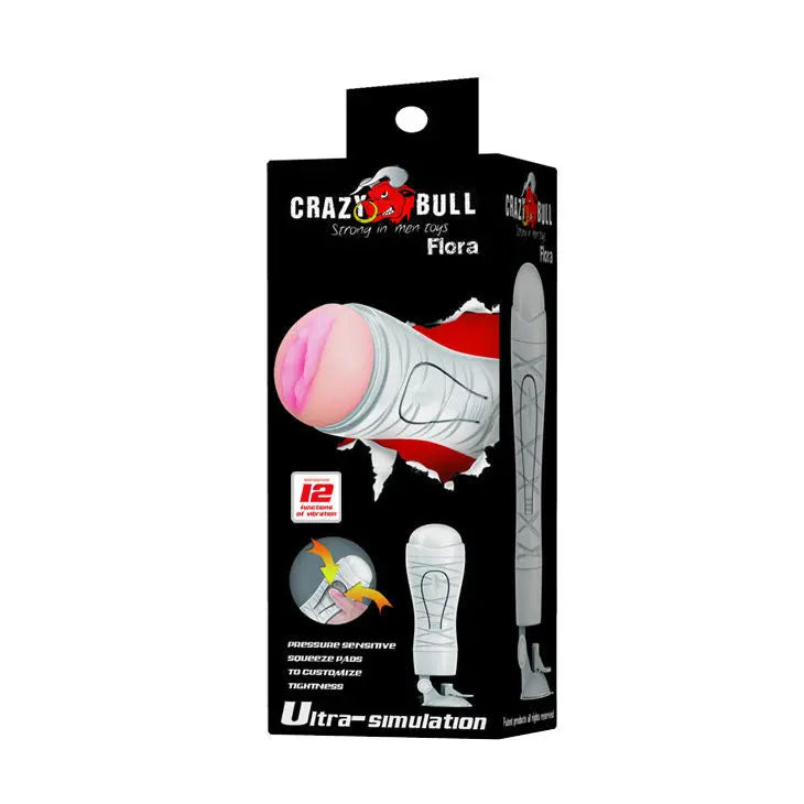 CRAZY BULL - FLORA MASTURBADOR VAGINA RECARGABLE CRAZY BULL