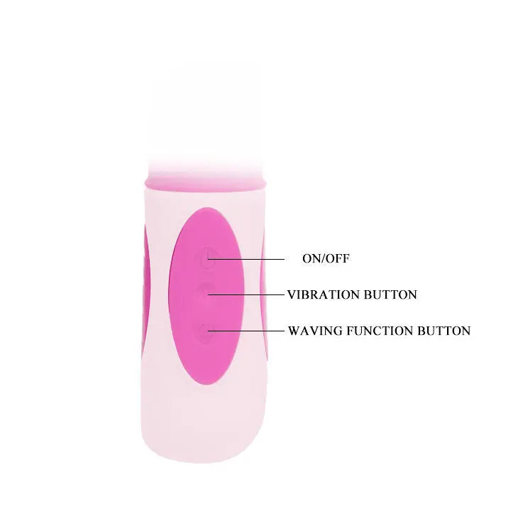 BAILE - PRETTY BUNNY TRIPLE VIBRADOR ROTADOR BAILE ROTATIONS