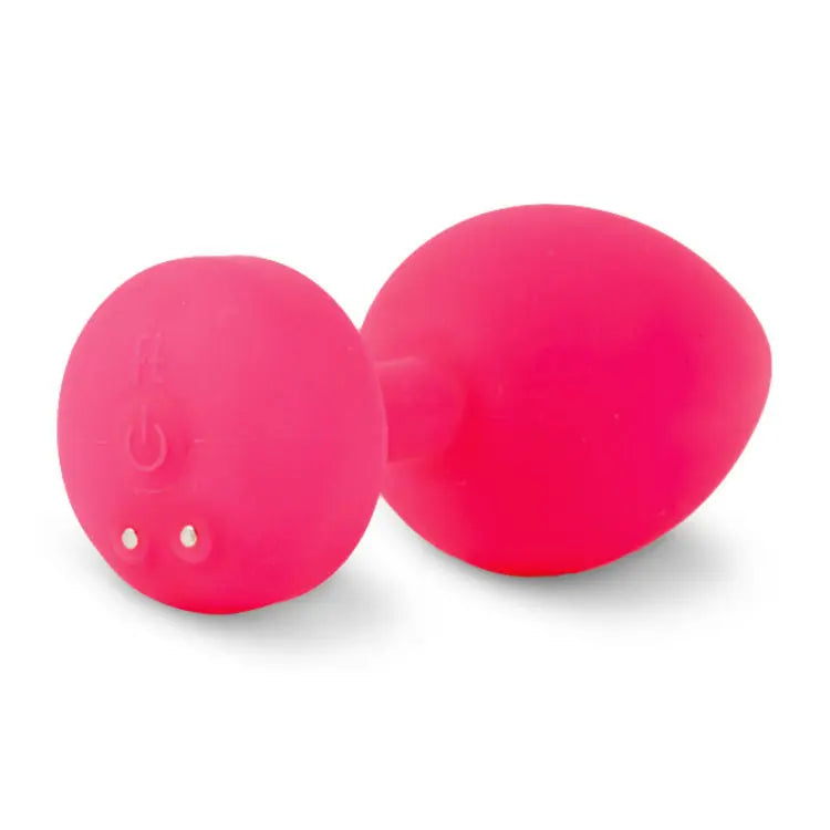 G-VIBE - FUNTOYS GPLUG ANAL VIBRADOR RECARGABLE PEQUEÑO ROSA NEON 3CM G-VIBE