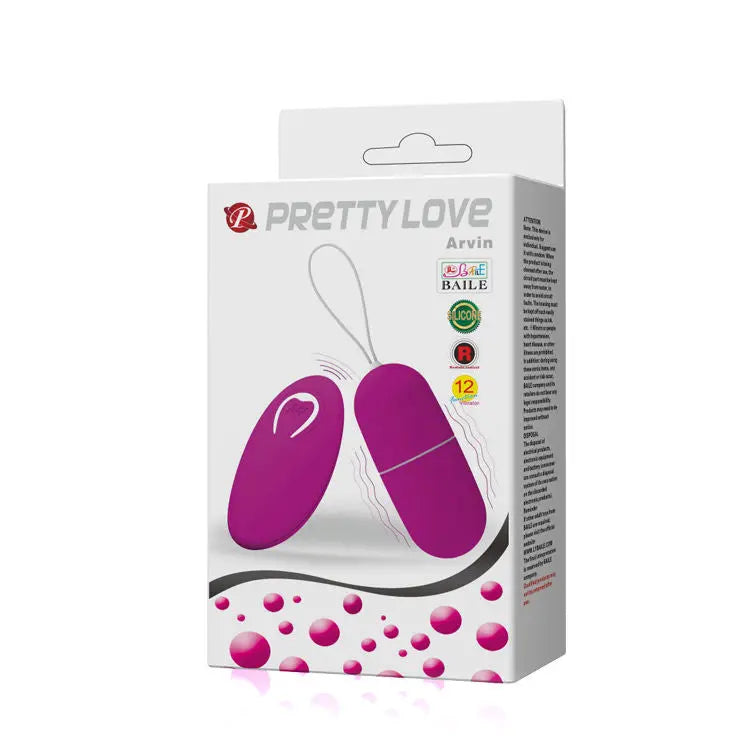 PRETTY LOVE - HUEVO VIBRADOR ARVIN CONTROL REMOTO 12V PRETTY LOVE FLIRTATION