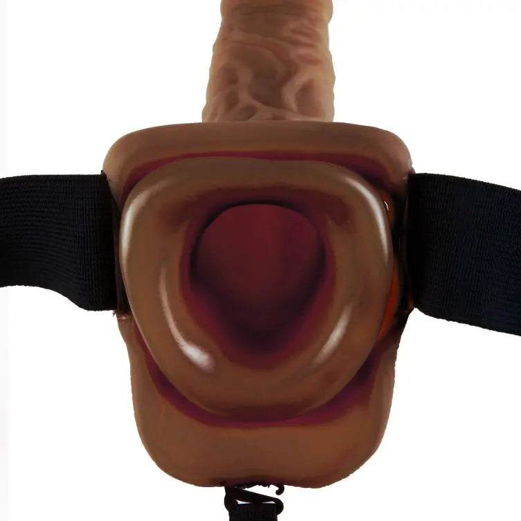 FETISH FANTASY SERIES - 9 ARNÉS CON TESTÍCULOS HUECO MAN 22.9 CM MARRÓN FETISH FANTASY SERIES