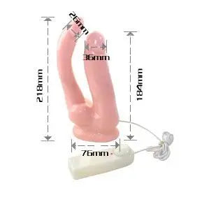 BAILE - PENE REALISTICO DOBLE PENETRACION BAILE VIBRATORS