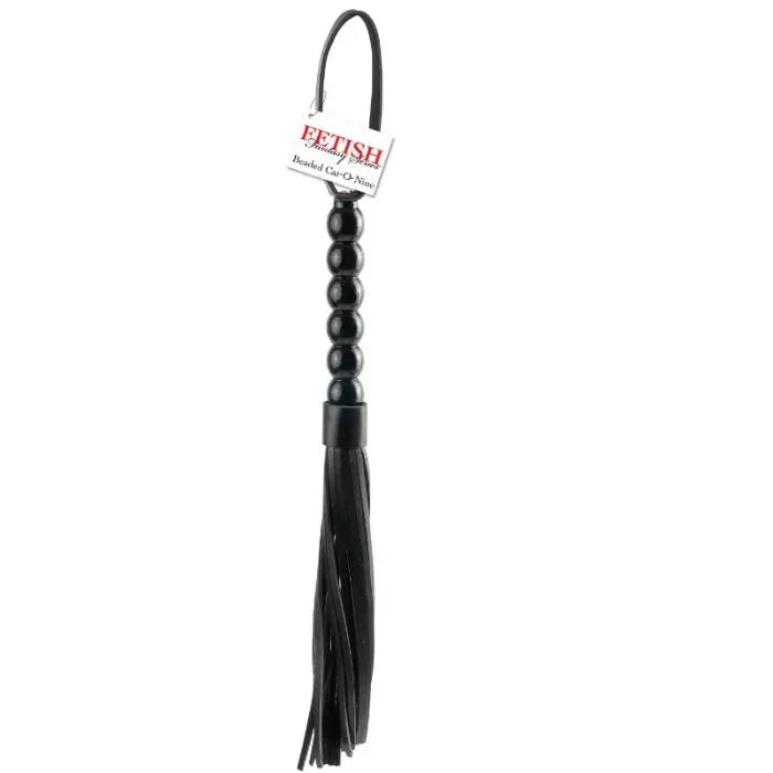 FETISH FANTASY SERIES - LATIGO MANGO ACANALADO CAT-O-NINE TAILS FETISH FANTASY SERIES