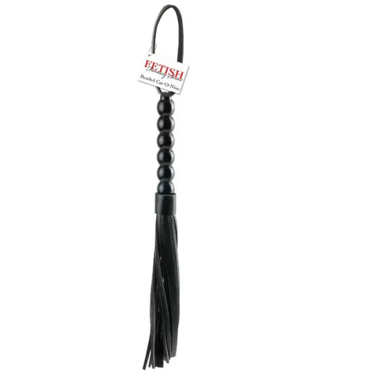 FETISH FANTASY SERIES - LATIGO MANGO ACANALADO CAT-O-NINE TAILS FETISH FANTASY SERIES