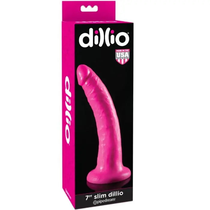 DILLIO - DILDO CON VENTOSA 17.8 CM - ROSA DILLIO