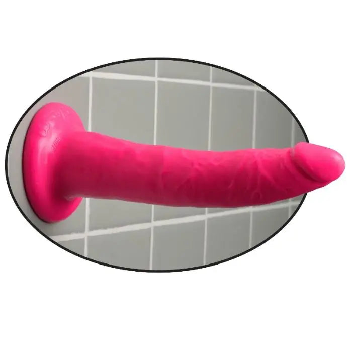 DILLIO - DILDO CON VENTOSA 17.8 CM - ROSA DILLIO