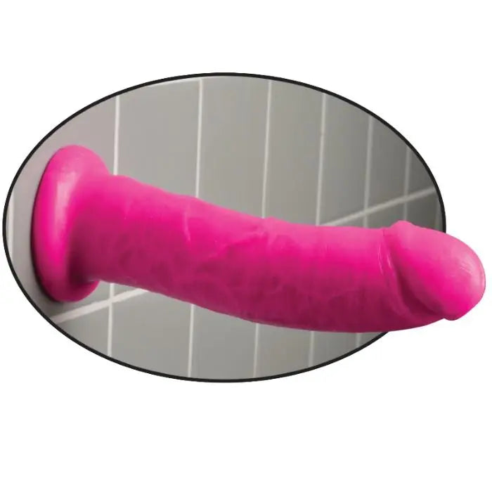 DILLIO - DILDO CON VENTOSA 20.32 CM ROSA DILLIO