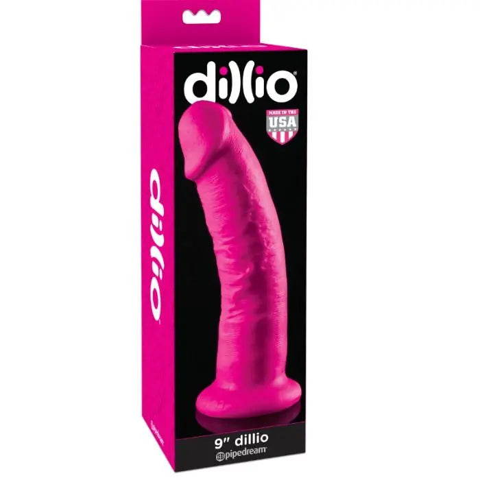 DILLIO - DILDO CON VENTOSA ROSA 22.9 CM DILLIO