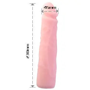 BAILE - DILDO SILICONA TACTO PIEL REALÍSTICO 23 CM BAILE DILDOS