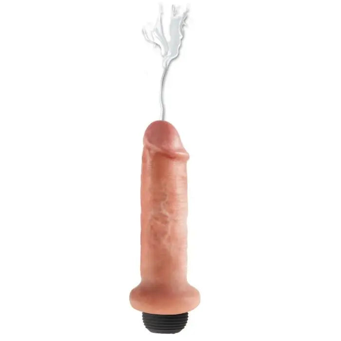 KING COCK - DILDO SQUIRTING 17.8 CM NATURAL KING COCK