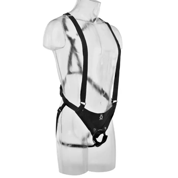 KING COCK - STRAP-ON CON DILDO HUECO 30.5 CM Y TIRANTES COLOR CARNE KING COCK