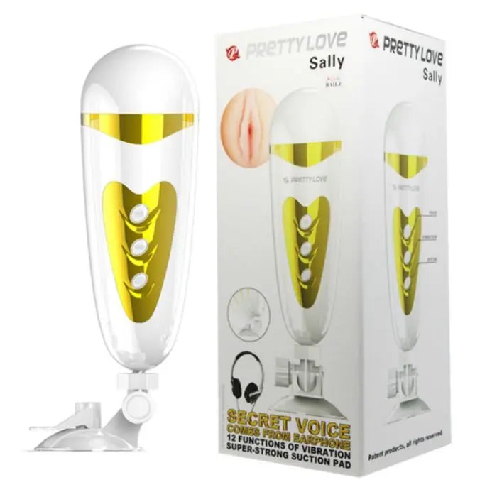 PRETTY LOVE - MASTURBADOR MASCULINO CON VIBRACIÓN Y SONIDO SALLY PRETTY LOVE MALE