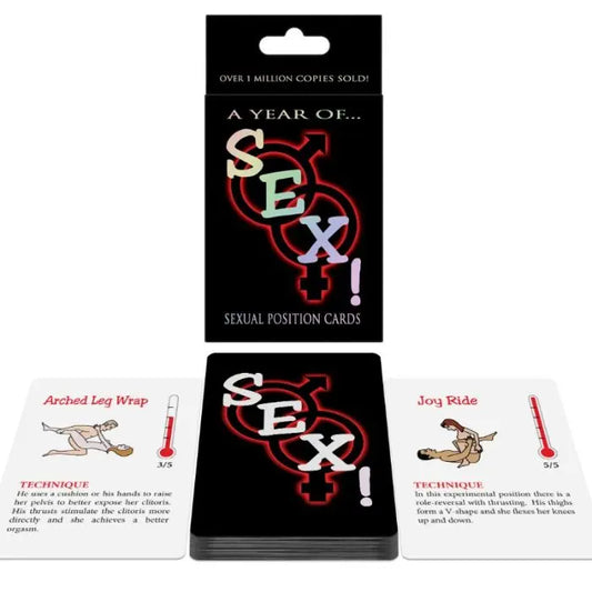 KHEPER GAMES - JUEGO DE CARTAS POSTURAS SEXUALES UN AÑO DE...¡SEXO!  EN KHEPER GAMES