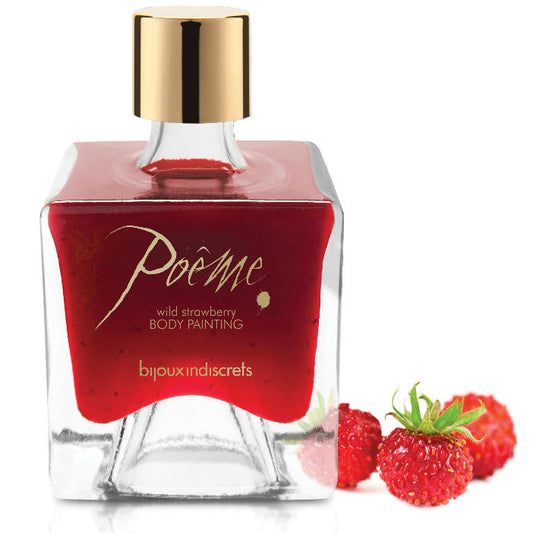 BIJOUX - POEME PINTURA COMESTIBLE FRESA SILVESTRE 50 GR BIJOUX POEME BODY PAINTING