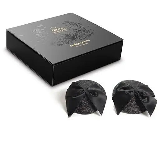 BIJOUX - BURLESQUE CUBREPEZONES BRILLANTES CON LAZO BIJOUX BURLESQUE PASTIES
