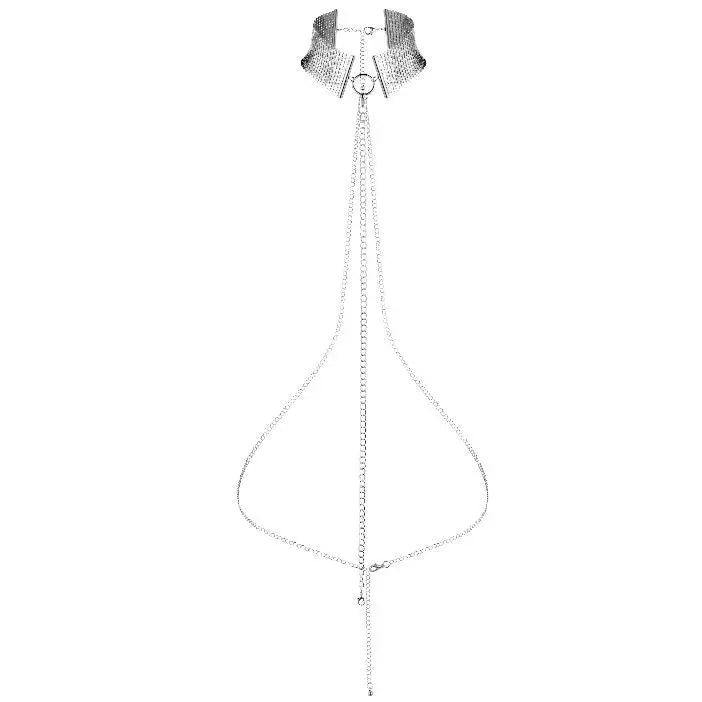 BIJOUX - DÉSIR MÉTALLIQUE COLLAR METLICO PLATEADO BIJOUX DESIRE METALLIQUE