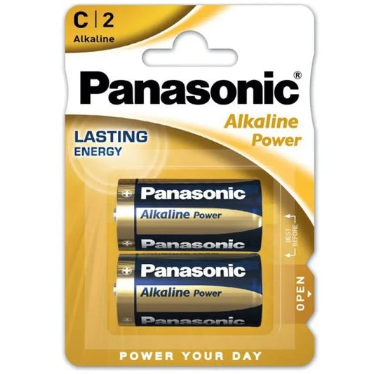 PANASONIC - BRONZE PILA ALKALINA C LR14 BLISTER*2 PANASONIC