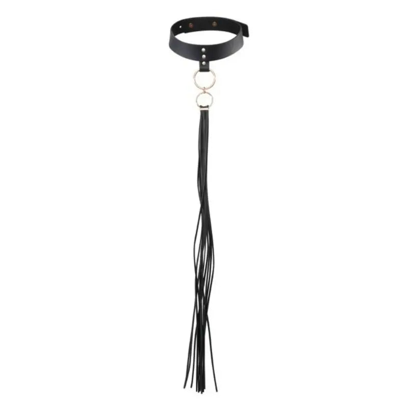 BIJOUX INDISCRETS MAZE - COLLAR CON FLECOS NEGRO BIJOUX MAZE