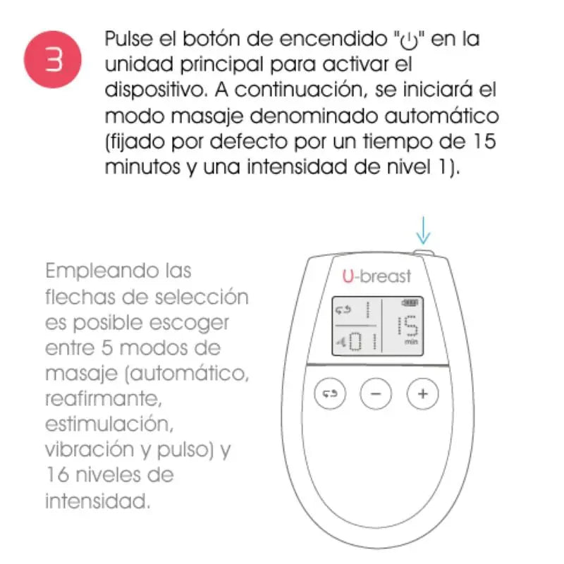 500 COSMETICS - U BREAST AUMENTO PECHOS ELECTROESTIMULACION 500COSMETICS