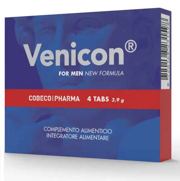 COBECO - VENICON COMPLEMENTO ALIMENTICIO MASCULINO 4 CAPS COBECO PHARMA