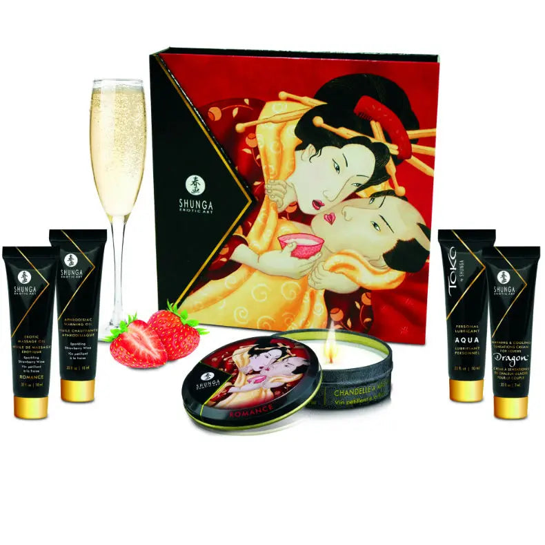 SHUNGA - KIT SECRET GEISHA FRESAS Y CAVA SHUNGA KITS