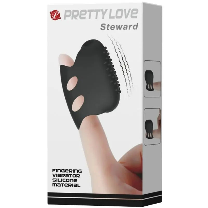 PRETTY LOVE - FLIRTATION DEDAL CON VIBRACIÓN STEWARD NEGRO PRETTY LOVE FLIRTATION