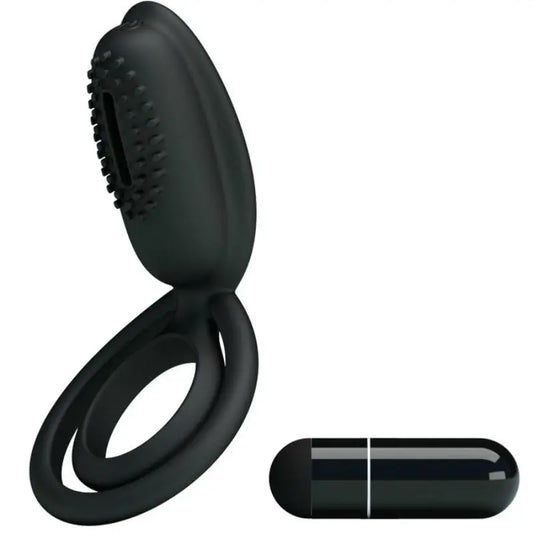 PRETTY LOVE - ESTHER ANILLO VIBRADOR CON ESTIMULADOR PRETTY LOVE MALE