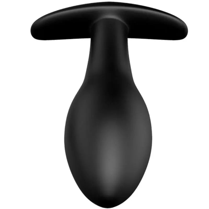 PRETTY LOVE - PLUG ANAL SILICONA FORMA ANCLA 12 MODOS VIBRACIÓN NEGRO PRETTY LOVE BOTTOM