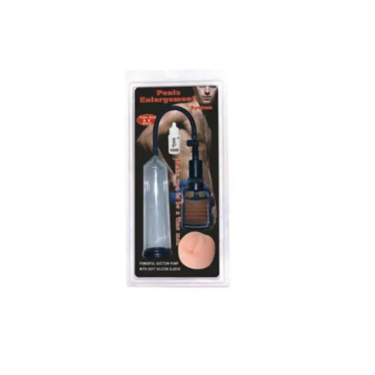 BAILE - BOMBA DE ERECCION TIRADOR Y BOQUILLA VAGINA 20 CM BAILE FOR HIM