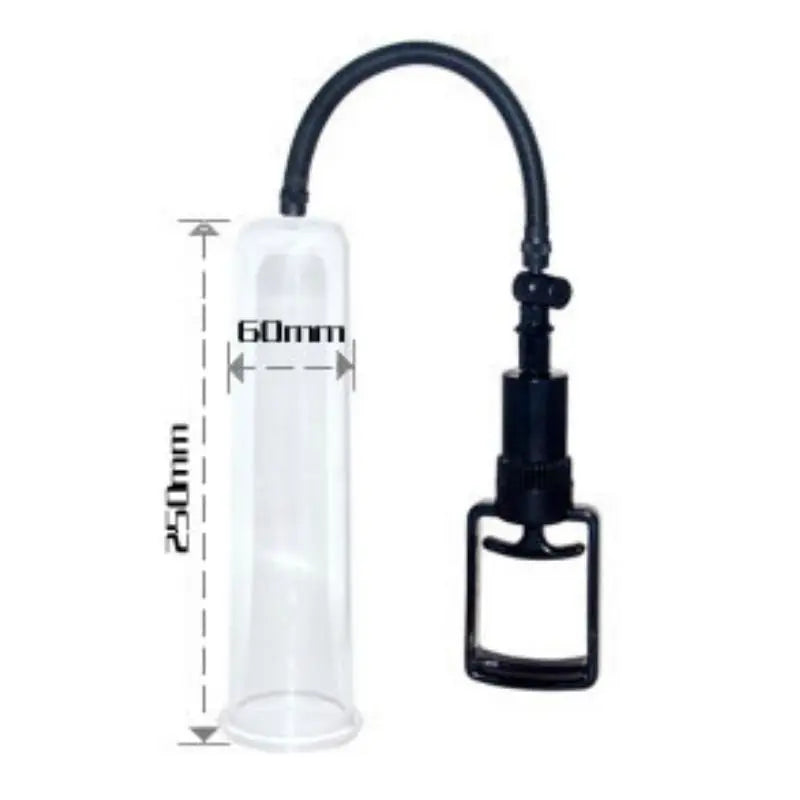 BAILE - BOMBA DE ERECCION TIRADOR Y BOQUILLA VAGINA 25 CM BAILE FOR HIM