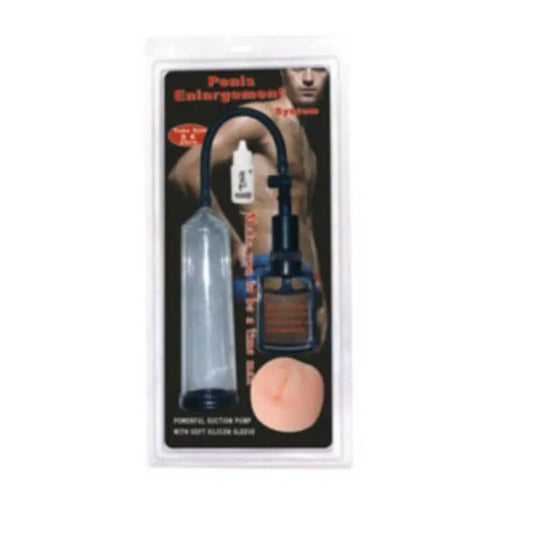 BAILE - BOMBA DE ERECCION TIRADOR Y BOQUILLA VAGINA 25 CM BAILE FOR HIM