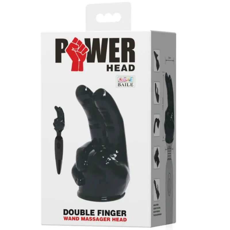 BAILE - POWER HEADCABEZAL INTERCAMBIABLE PARA MASAJEADOR DISEÑO MANO BAILE POWER HEAD