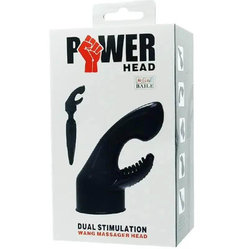 BAILE - POWER HEAD CABEZAL INTERCAMBIALE PARA MASAJEADOR ESTIMULACION PUNTO G Y CLITORIS BAILE POWER HEAD