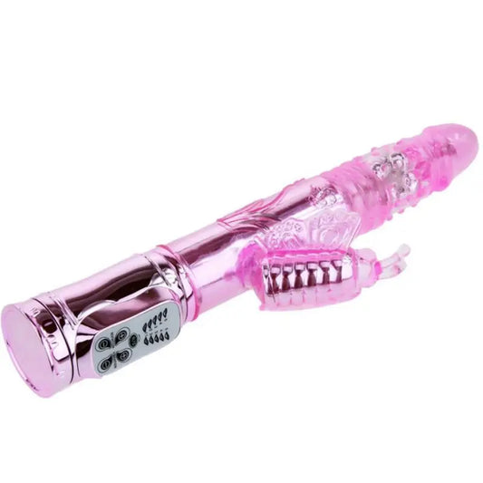 BAILE - VIBRADOR RECARGABLE CON ROTACION Y ESTIMULADOR THROBBING BUTTERF BAILE ROTATIONS