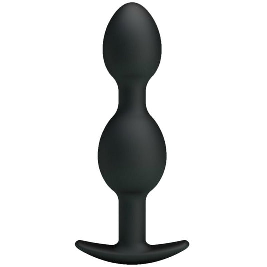 PRETTY LOVE - BOLAS ANALES SILICONA 12.5 CM NEGRO PRETTY LOVE BOTTOM