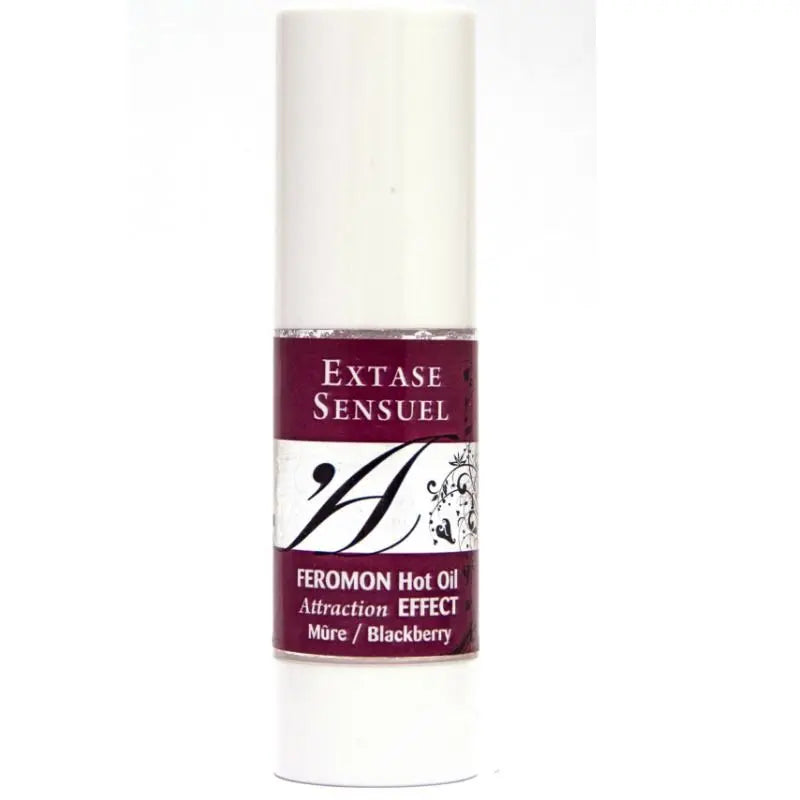EXTASE SENSUAL - ACEITE MASAJE EFECTO CALOR CON FEROMONAS MORA 30 ML EXTASE SENSUAL