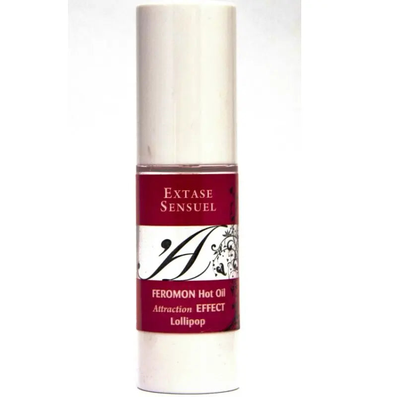 EXTASE SENSUAL - ACEITE MASAJE EFECTO CALOR CON FEROMONAS PIRULETA 30 ML EXTASE SENSUAL
