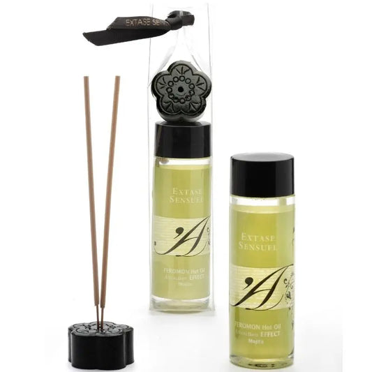 EXTASE SENSUAL - ACEITE MASAJE EFECTO CALOR CON FEROMONAS MOJITO 100 ML EXTASE SENSUAL