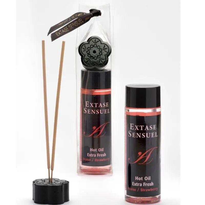 EXTASE SENSUAL - ACEITE MASAJE EFECTO EXTRA FRESH FRESA 100 ML EXTASE SENSUAL