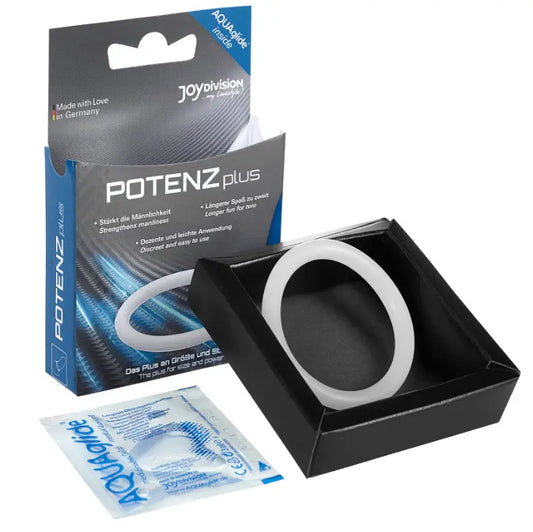JOYDIVISION POTENZDUO - PLUS ANILLO PARA PENE BLANCO - M JOYDIVISION POTENZDUO