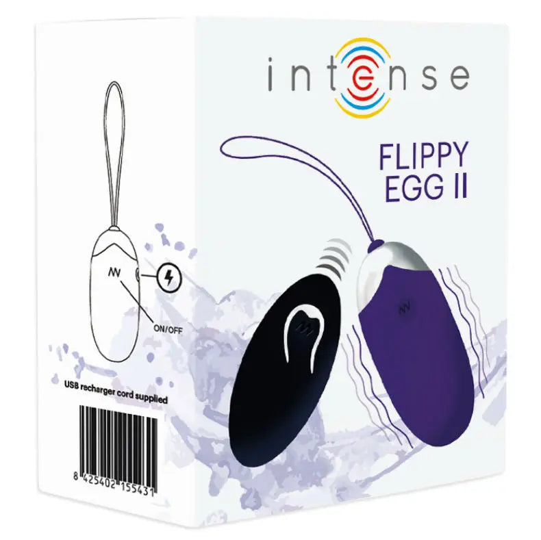 INTENSE - FLIPPY II HUEVO RECARGABLE REMOTO LILA INTENSE COUPLES TOYS