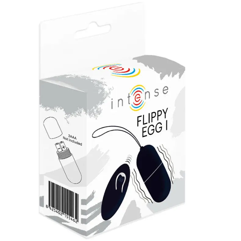 INTENSE - FLIPPY I HUEVO CONTROL REMOTO NEGRO INTENSE COUPLES TOYS