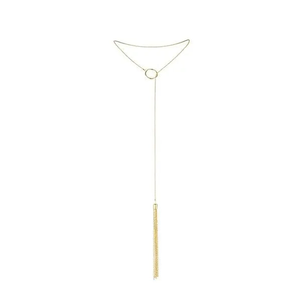 BIJOUX - MAGNIFIQUE COLLAR METLICO CON FLECOS DORADO BIJOUX MAGNIFIQUE