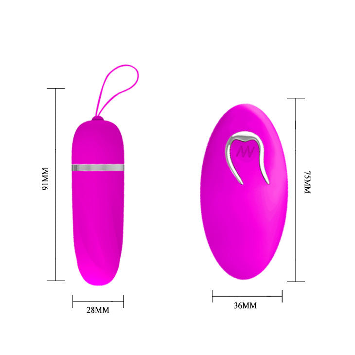 PRETTY LOVE - HUEVO VIBRADOR DEBBY CON MANDO PRETTY LOVE