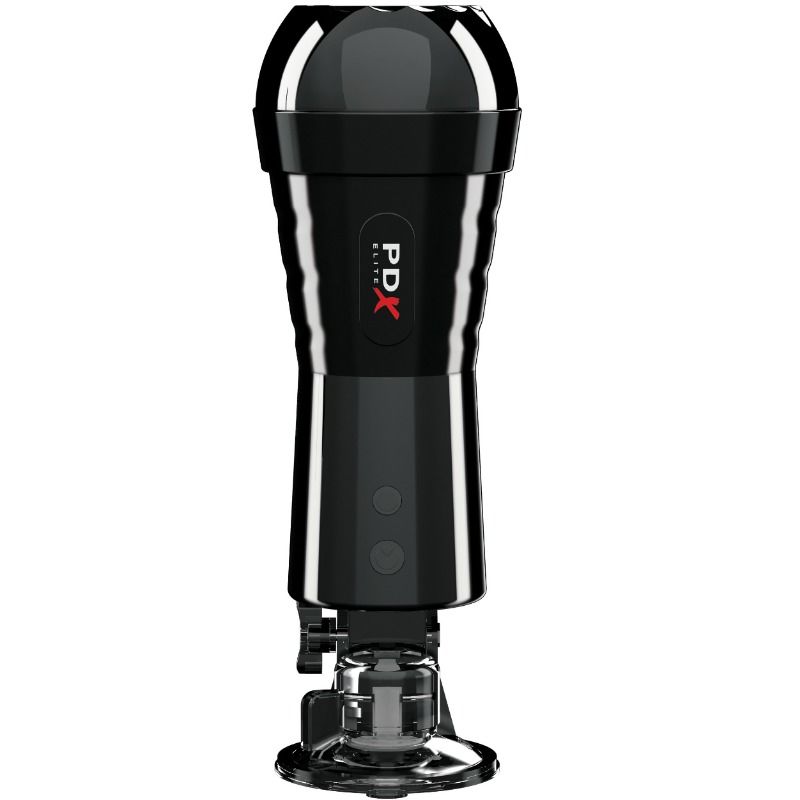 PDX ELITE - MASTURBADOR CON VIBRACIÓN Y EFECTO COMPRESOR PDX ELITE