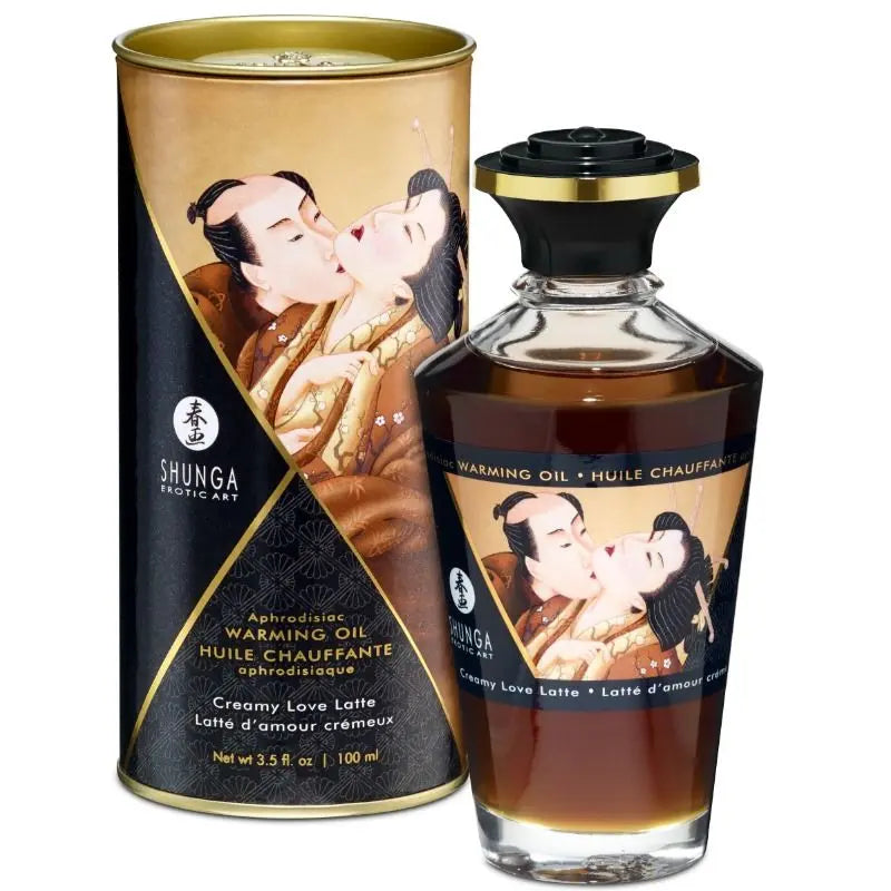 SHUNGA - ACEITE MASAJE EFECTO CALOR SABOR CAFE 100 ML SHUNGA OILS