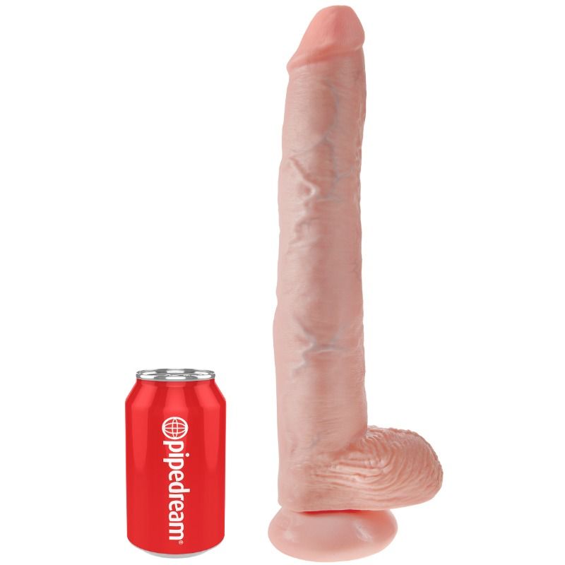 KING COCK - PENE CON TESTICULOS 35.6 CM COLOR NATURAL KING COCK