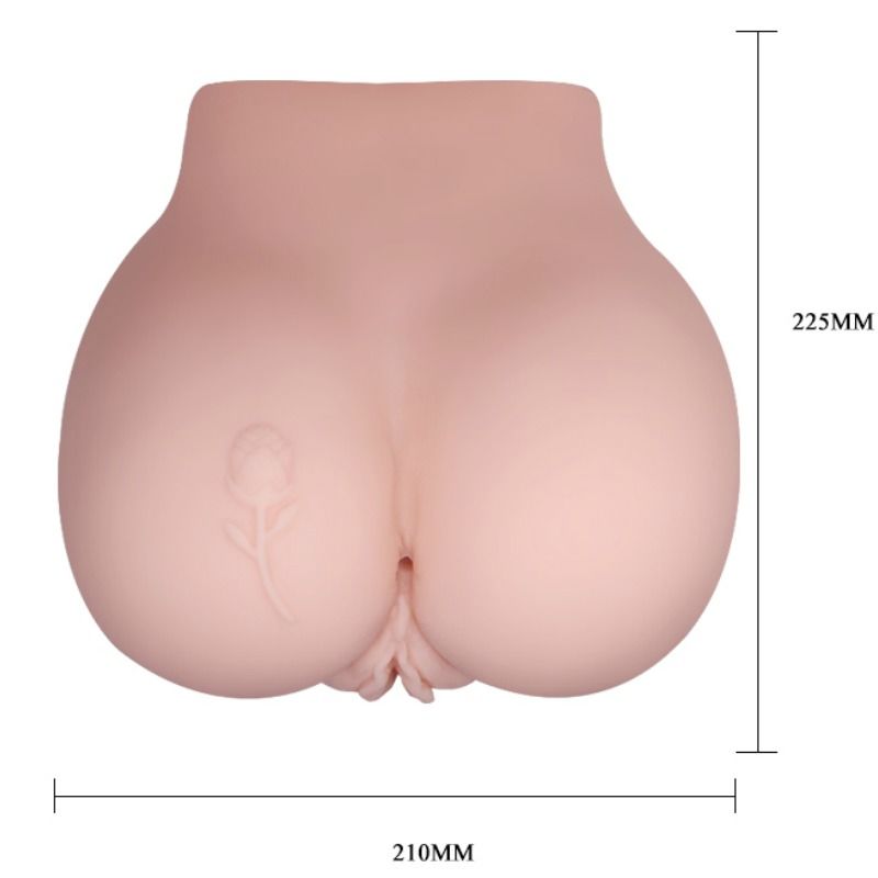 CRAZY BULL - VAGINA Y ANO CON TATUAJE REALÍSTICOS CON VIBRACIÓN CRAZY BULL